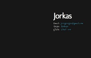 Jorkas - Online Presence of George Georgiev - web designer :: тдинья ъдп йоркас цом йоркас цом